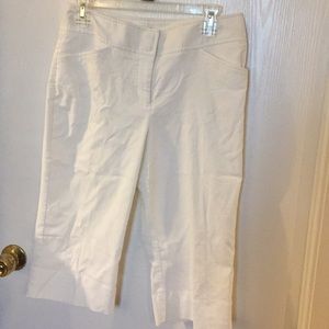 Stretch white pants